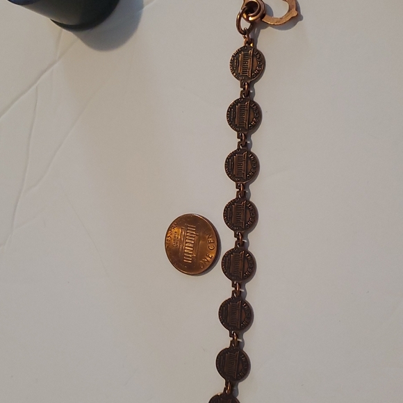 Mini Penny Copper Bracelet - Picture 6 of 7